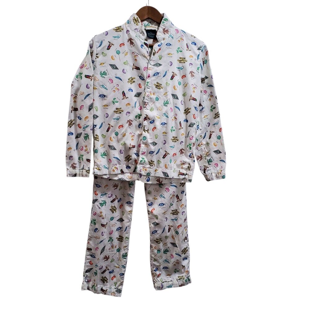 Pottery Barn Honeydukes Print Pajama Set